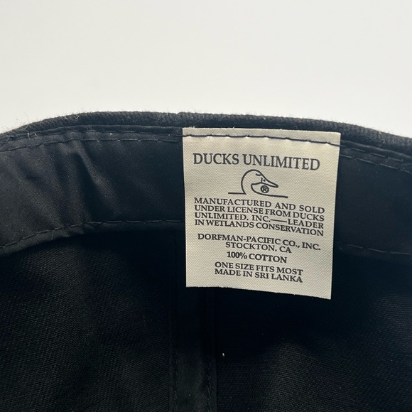 Ducks Unlimited Strapback Embroidered Logo Hat Cap Blue Hunting Vintage Retro - Picture 8 of 8